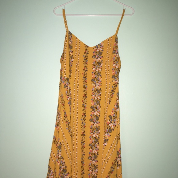 Yellow Flower Summer Dress - Picture 1 of 3